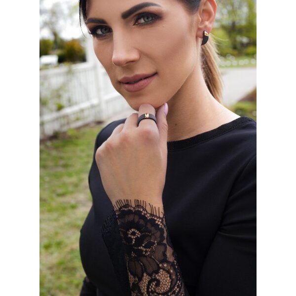 Porceliano auskarai Justi