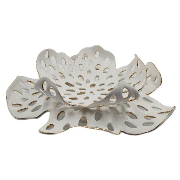 Porcelianinis šeimos židinys Ažūrinė Gėlė