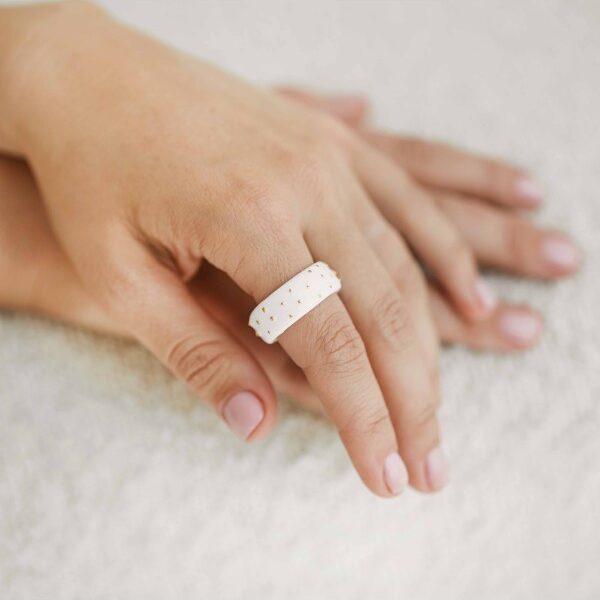 Porceliano žiedas Mia