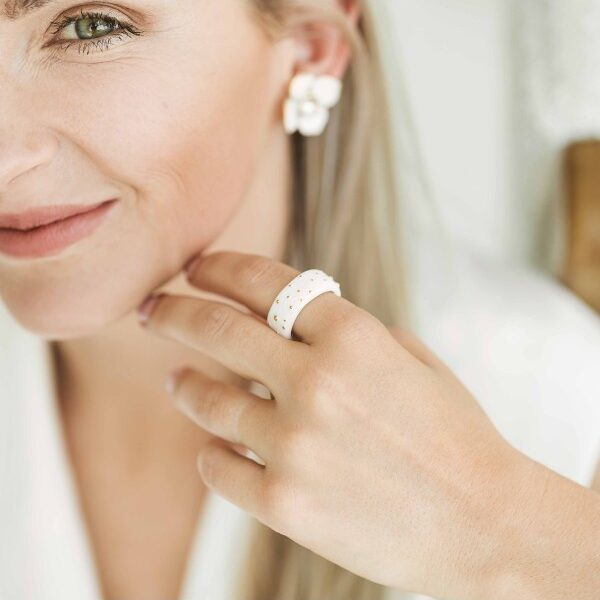 Porceliano žiedas Mia