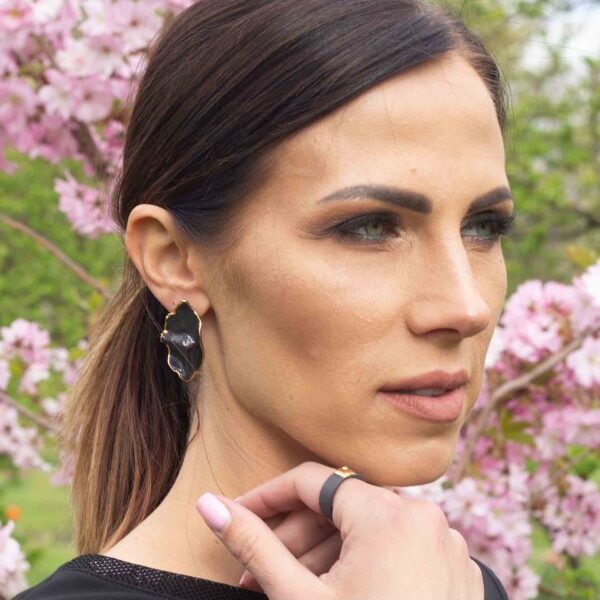 Porceliano auskarai Alya