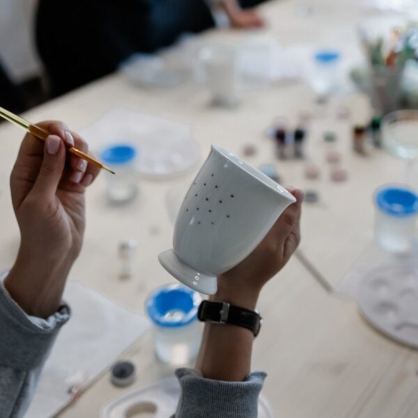 Piešimas ant puodelių