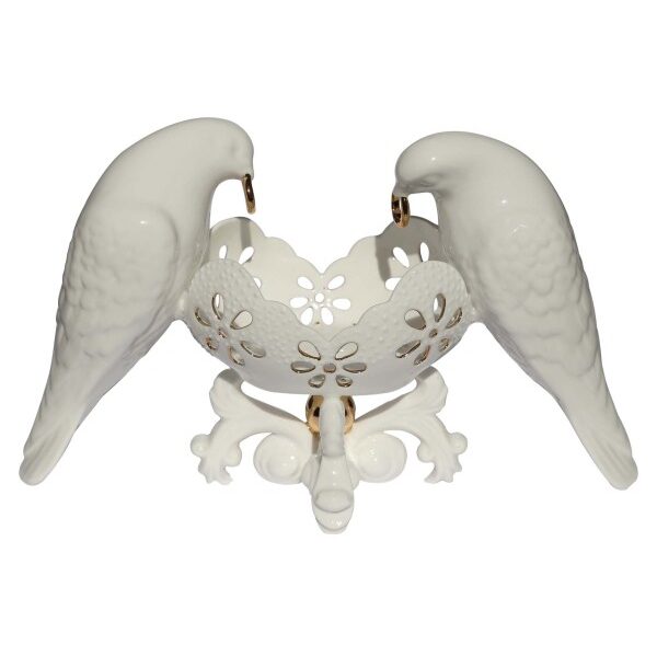 Porcelianinis šeimos židinys Balandžiai