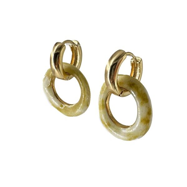 Porceliano auskarai Aurine