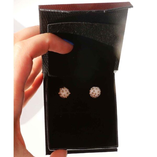 Porceliano auskarai Dina