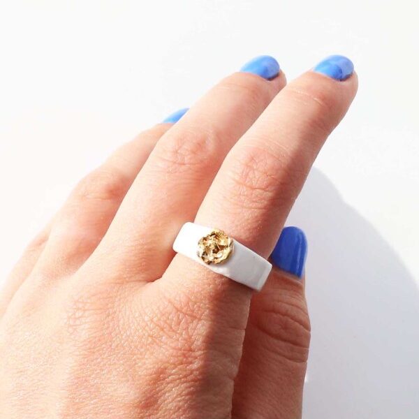 Porceliano žiedas Orion