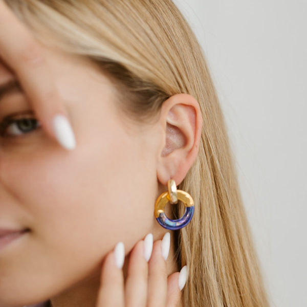 Porcelain earrings