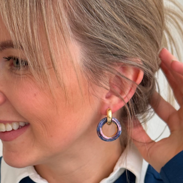 Gelmė Porceliano auskarai