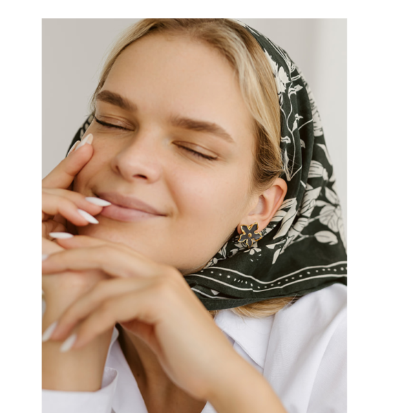 Porcelianiniai auskarai Elora