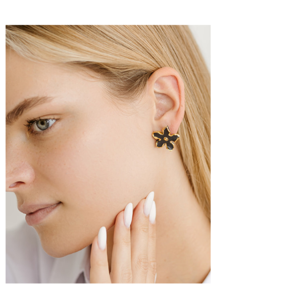 Porcelianiniai auskarai Elora