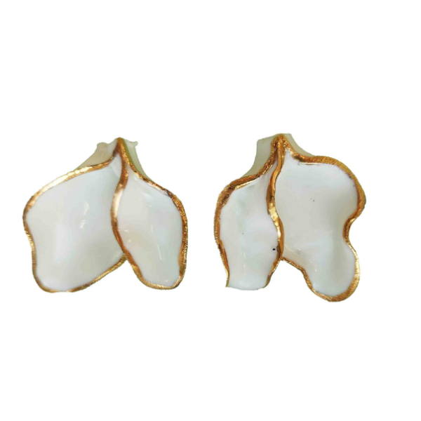 Diana porceliano auskarai