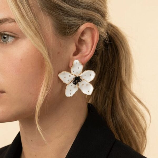 Porceliano auskarai Jazmina